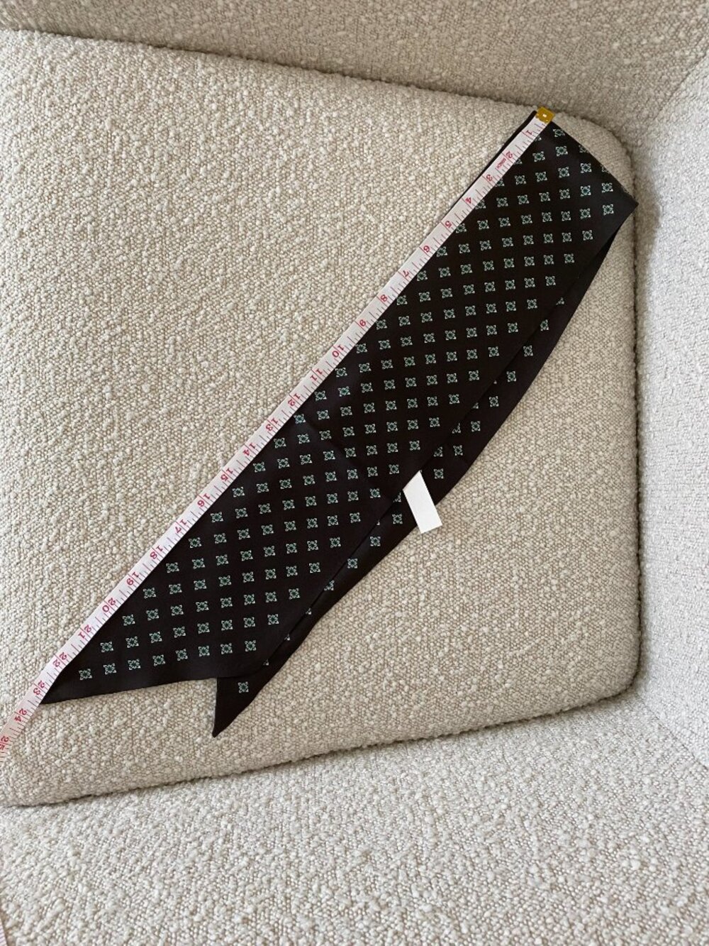 NWT Madewell silk scarf in 'molasses' - Picture 7 of 7